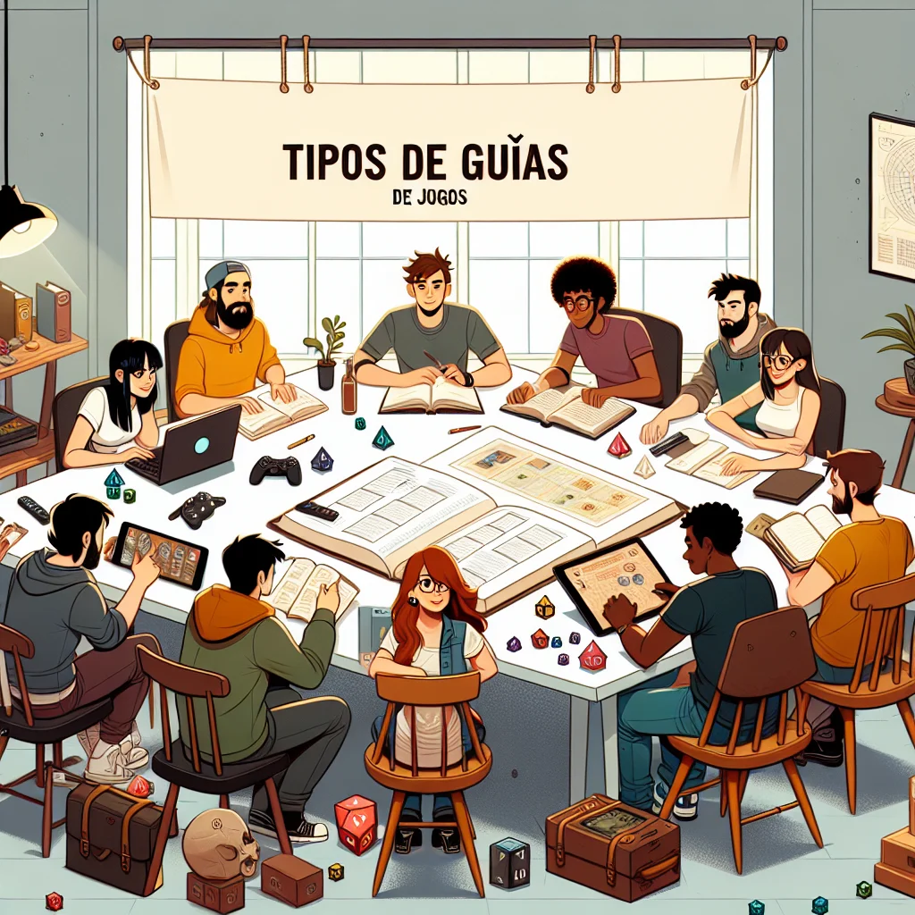 Tipos de guias de jogos