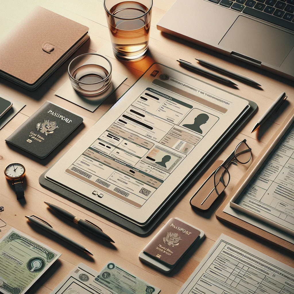 Exemplo de documentos para verificação