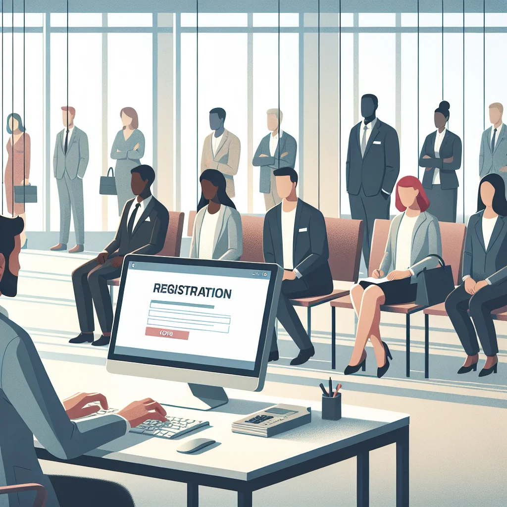 Imagem ilustrativa do processo de registro